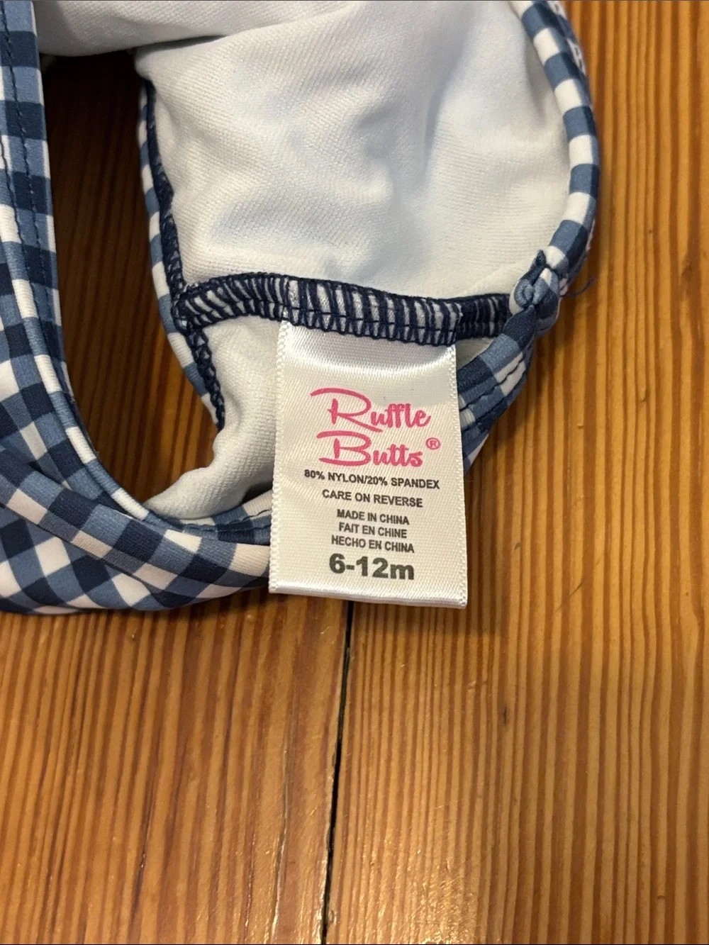 Ruffle Butts two piece baby girl bathing suit